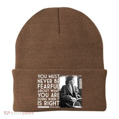 Rosa Parks Never be Fearful Black History Beanie