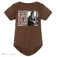 Rosa Parks Never be Fearful Black History Baby Bodysuit thumb 0