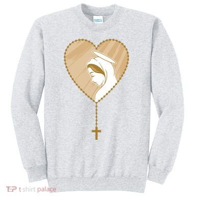 Rosary Virgin Mary Sweatshirt