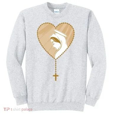 Rosary Virgin Mary Sweatshirt