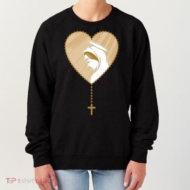 Rosary Virgin Mary Women's Sweatshirt