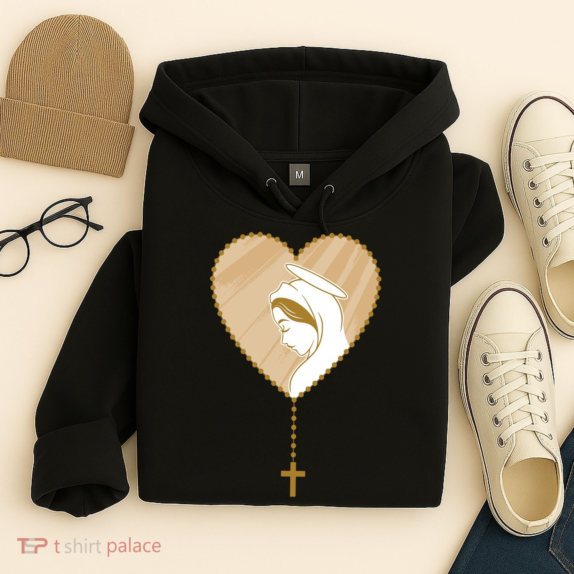 Rosary Virgin Mary Hoodie