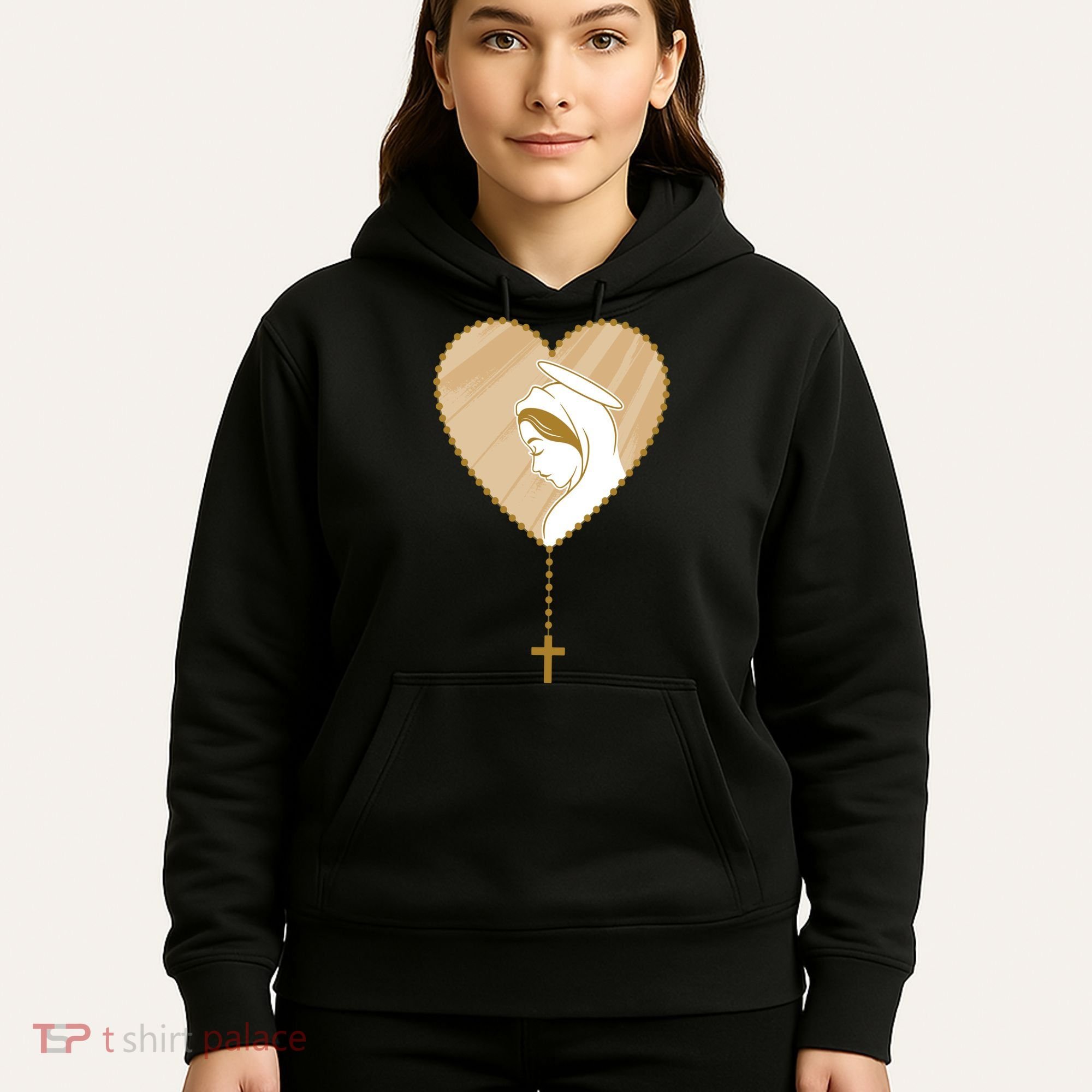 Rosary Virgin Mary Hoodie