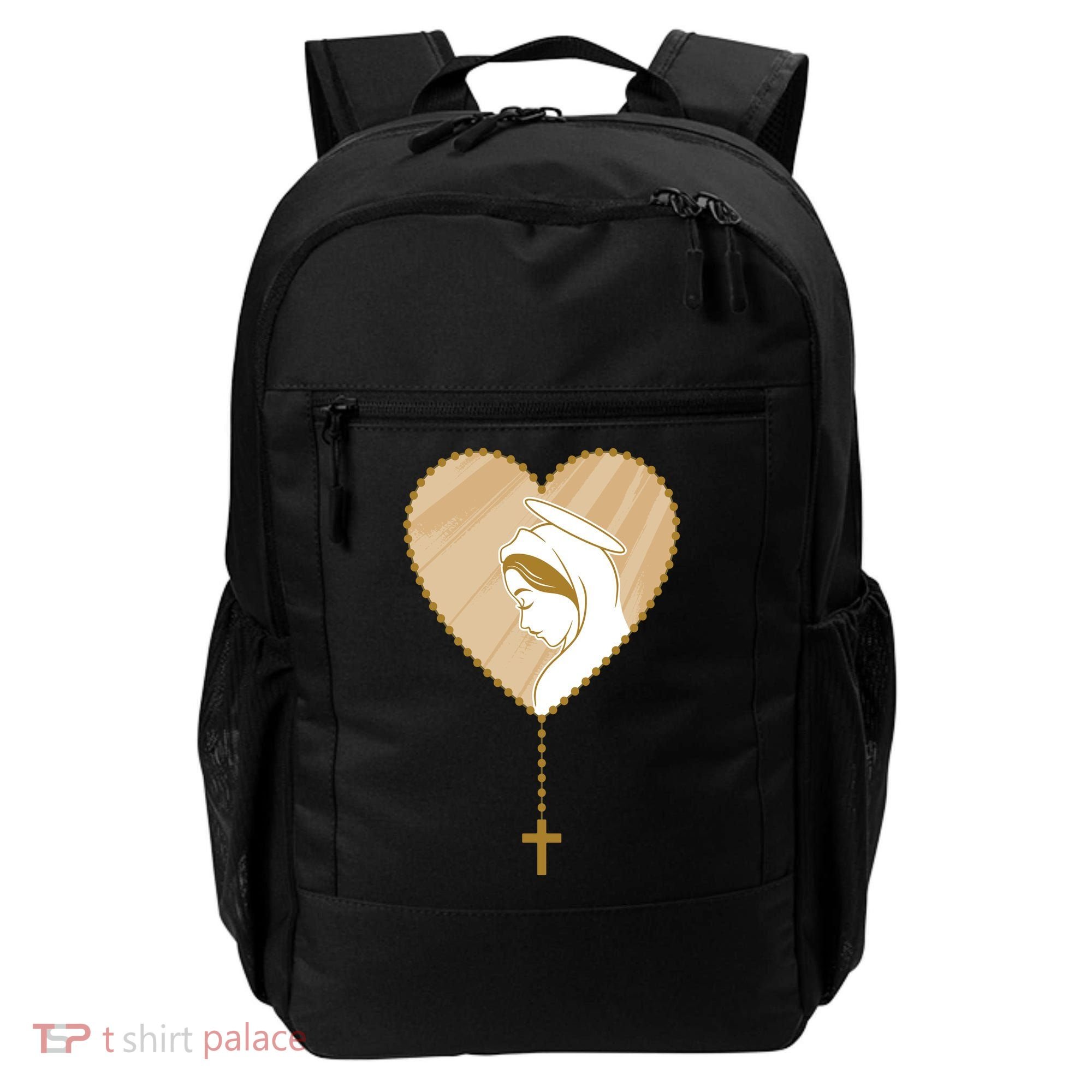 Rosary Virgin Mary Backpack