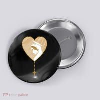 Rosary Virgin Mary Button thumb 0