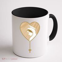 Rosary Virgin Mary Coffee Mug thumb 1
