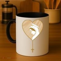 Rosary Virgin Mary Coffee Mug thumb 4