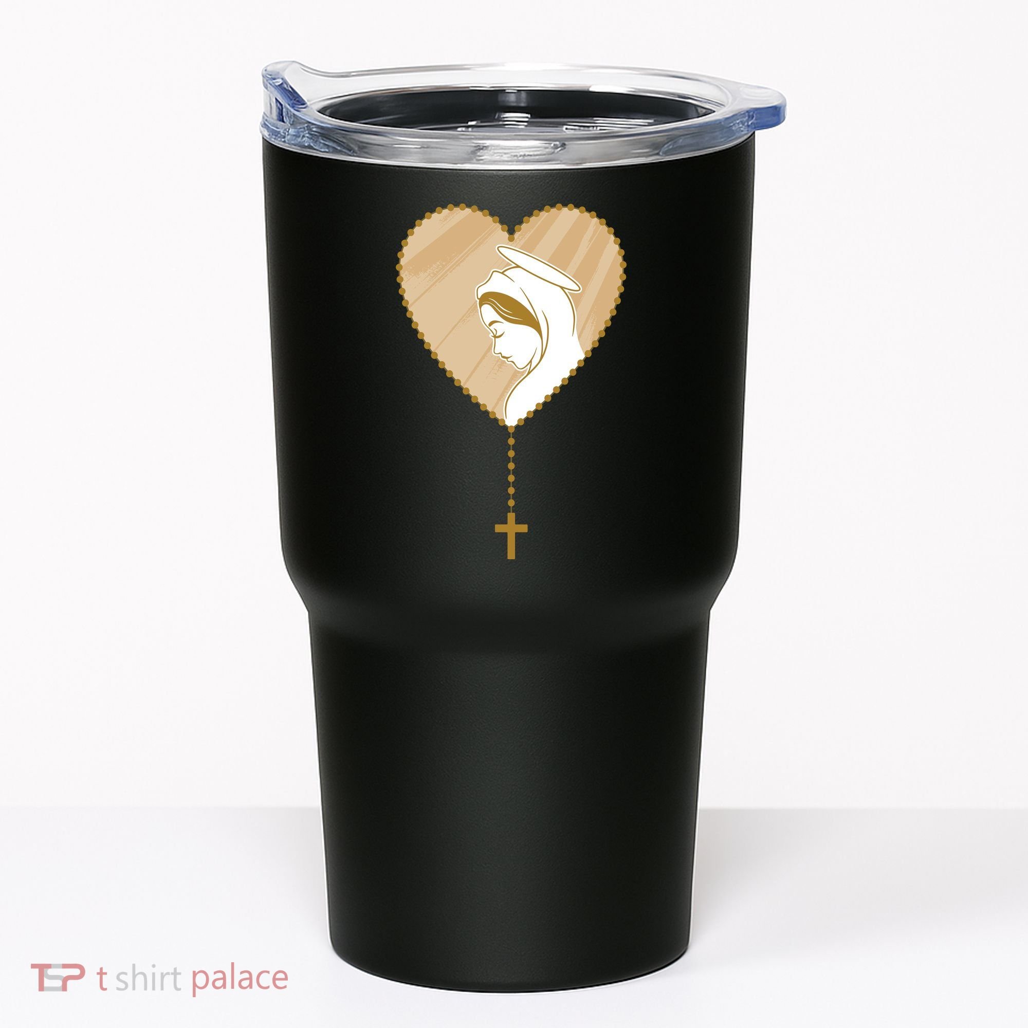 Rosary Virgin Mary Tumbler