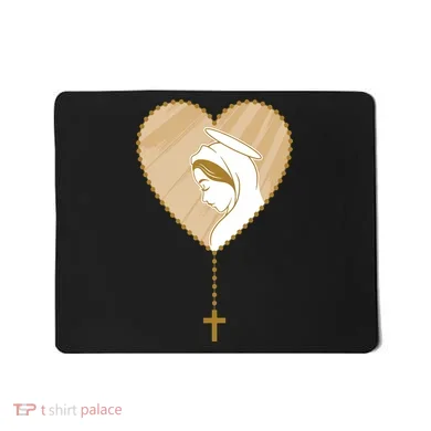 Rosary Virgin Mary Mousepad
