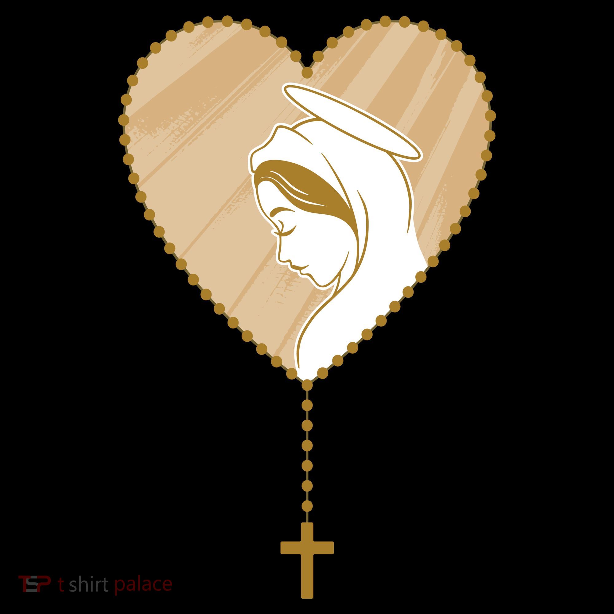 Rosary Virgin Mary Mousepad
