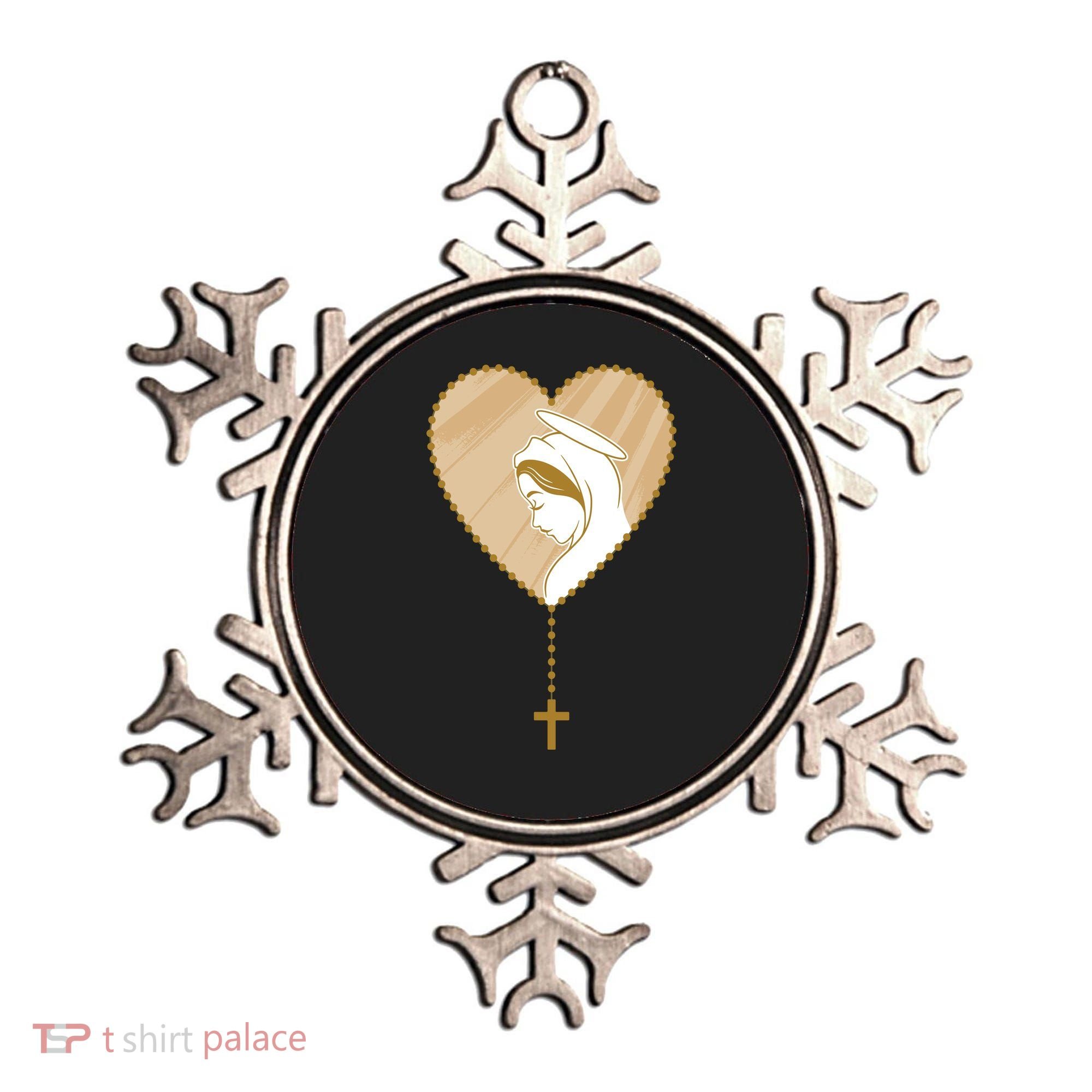 Rosary Virgin Mary Ornament