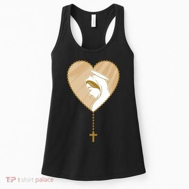 Rosary Virgin Mary Women's Tank Top