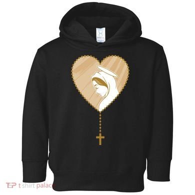 Rosary Virgin Mary Toddler Hoodie