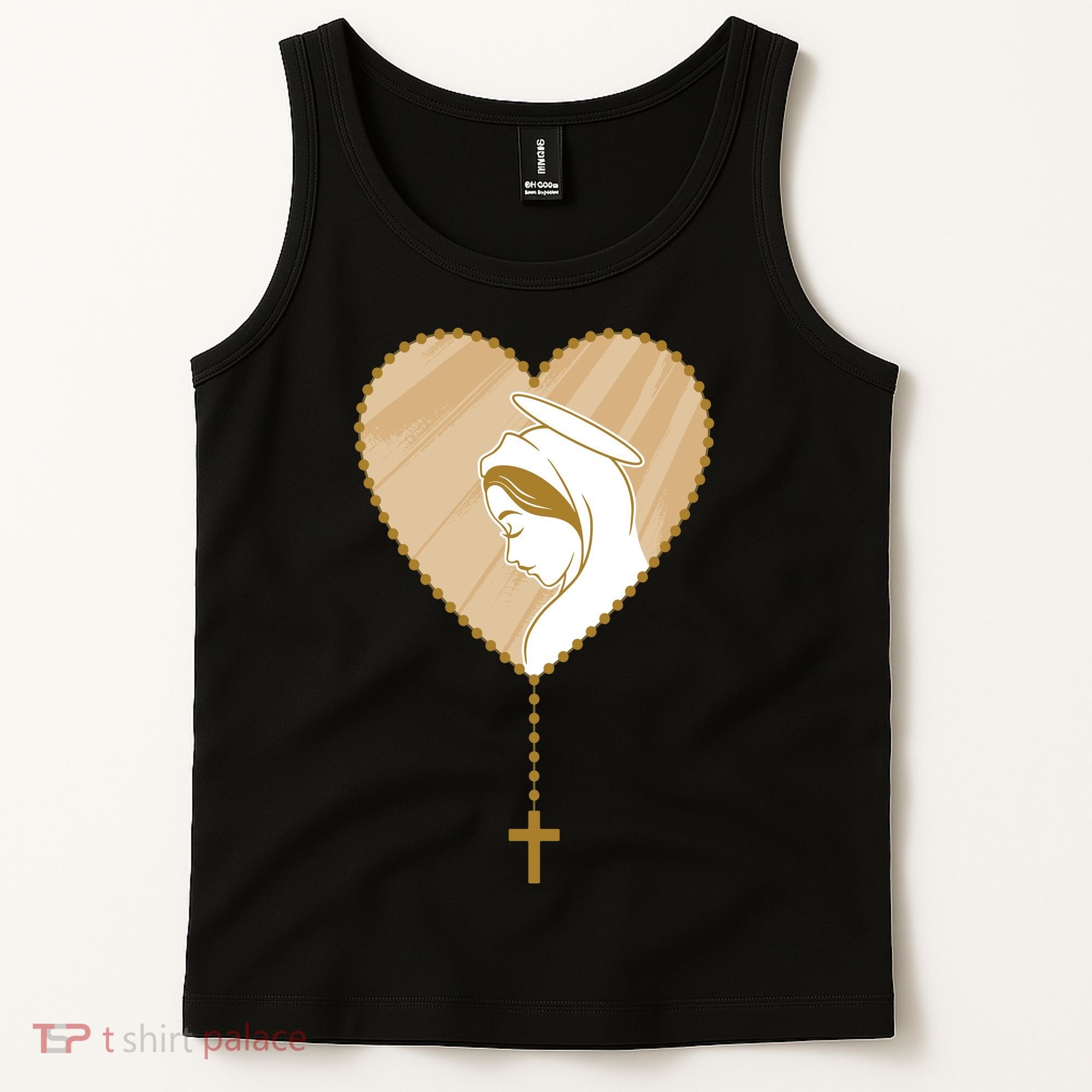 Rosary Virgin Mary Tank Top