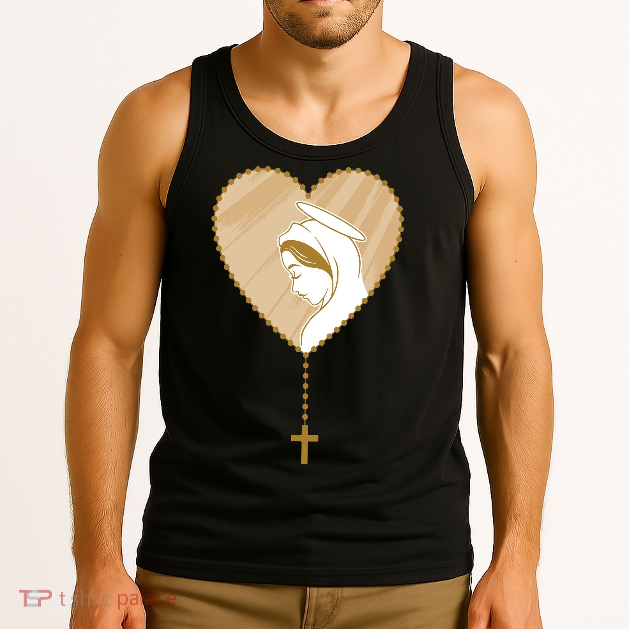 Rosary Virgin Mary Tank Top
