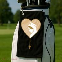 Rosary Virgin Mary Golf Towel thumb 2