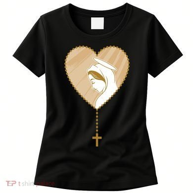 Rosary Virgin Mary Women's T-Shirt