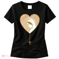 Rosary Virgin Mary Women's T-Shirt thumb 0