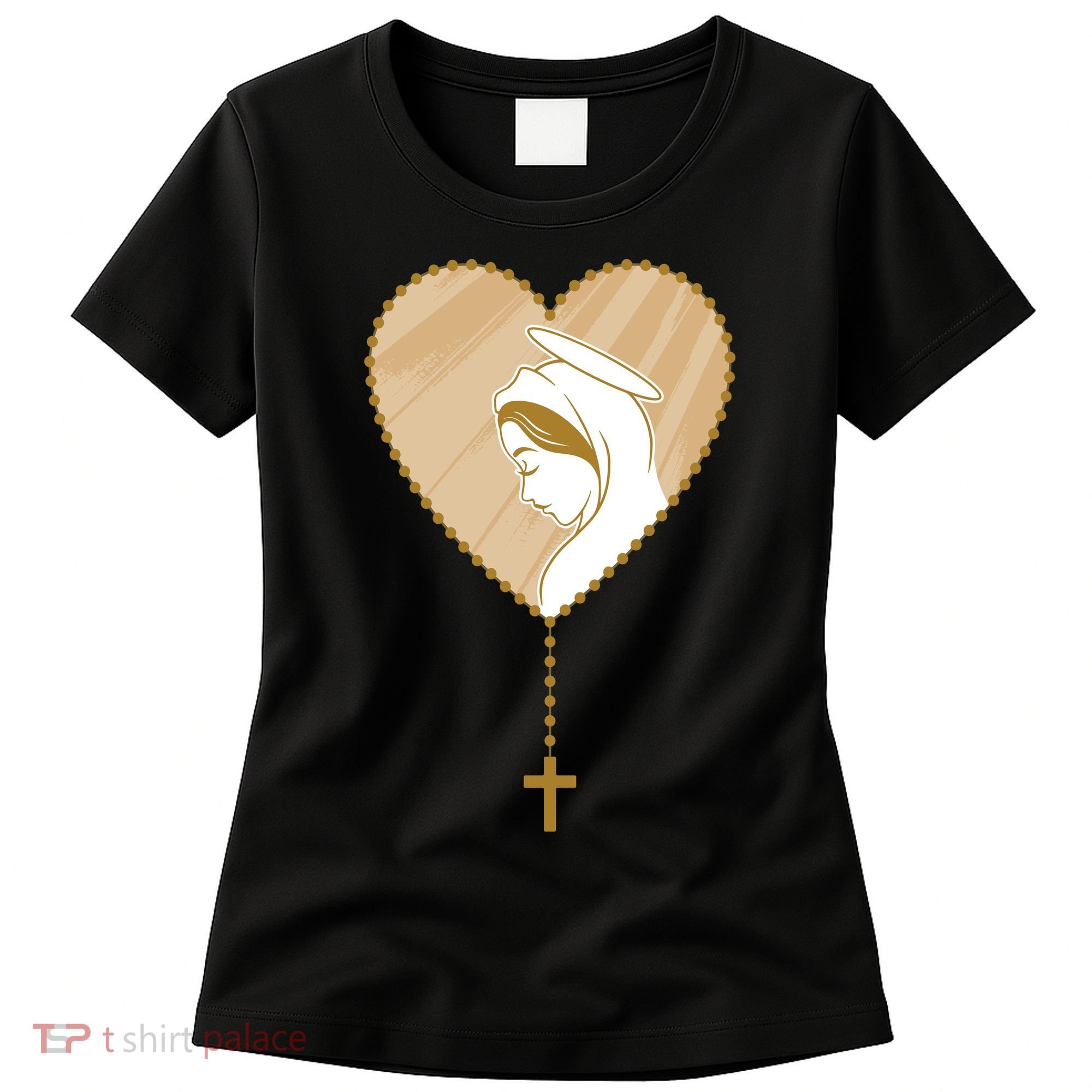 Rosary Virgin Mary Women's T-Shirt