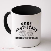 Rose Apothecary Handcrafted With Care Coffee Mug thumb 0