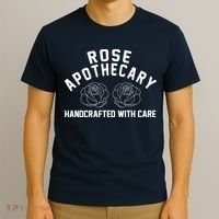 Rose Apothecary Handcrafted With Care T-Shirt thumb 3