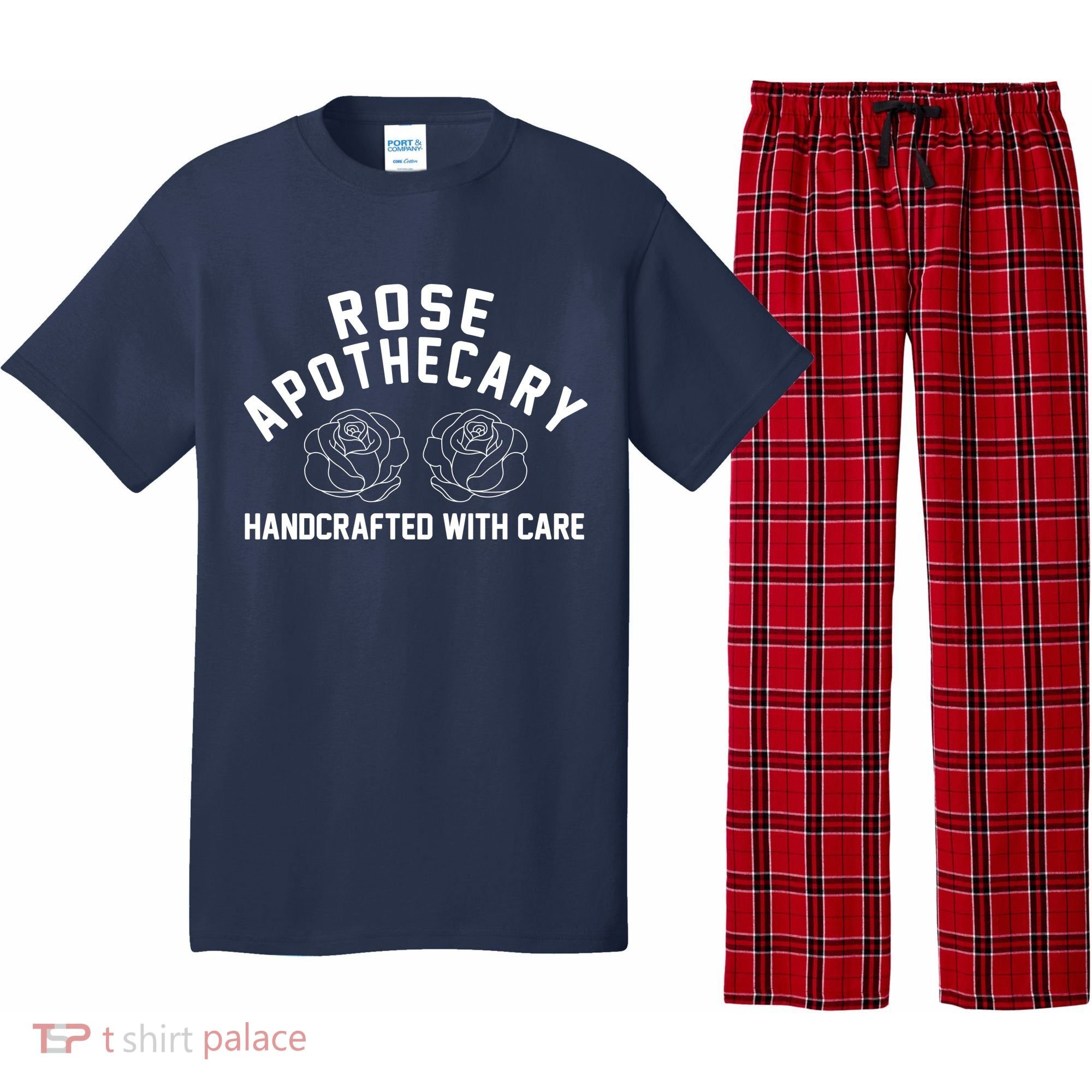 Rose Apothecary Handcrafted With Care Pajama Set