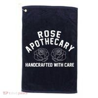 Rose Apothecary Handcrafted With Care Golf Towel thumb 0