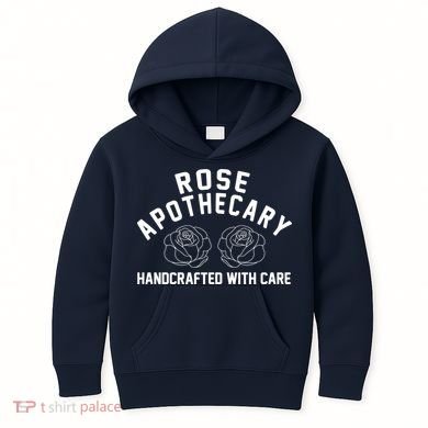 Rose Apothecary Handcrafted With Care Kids Hoodie