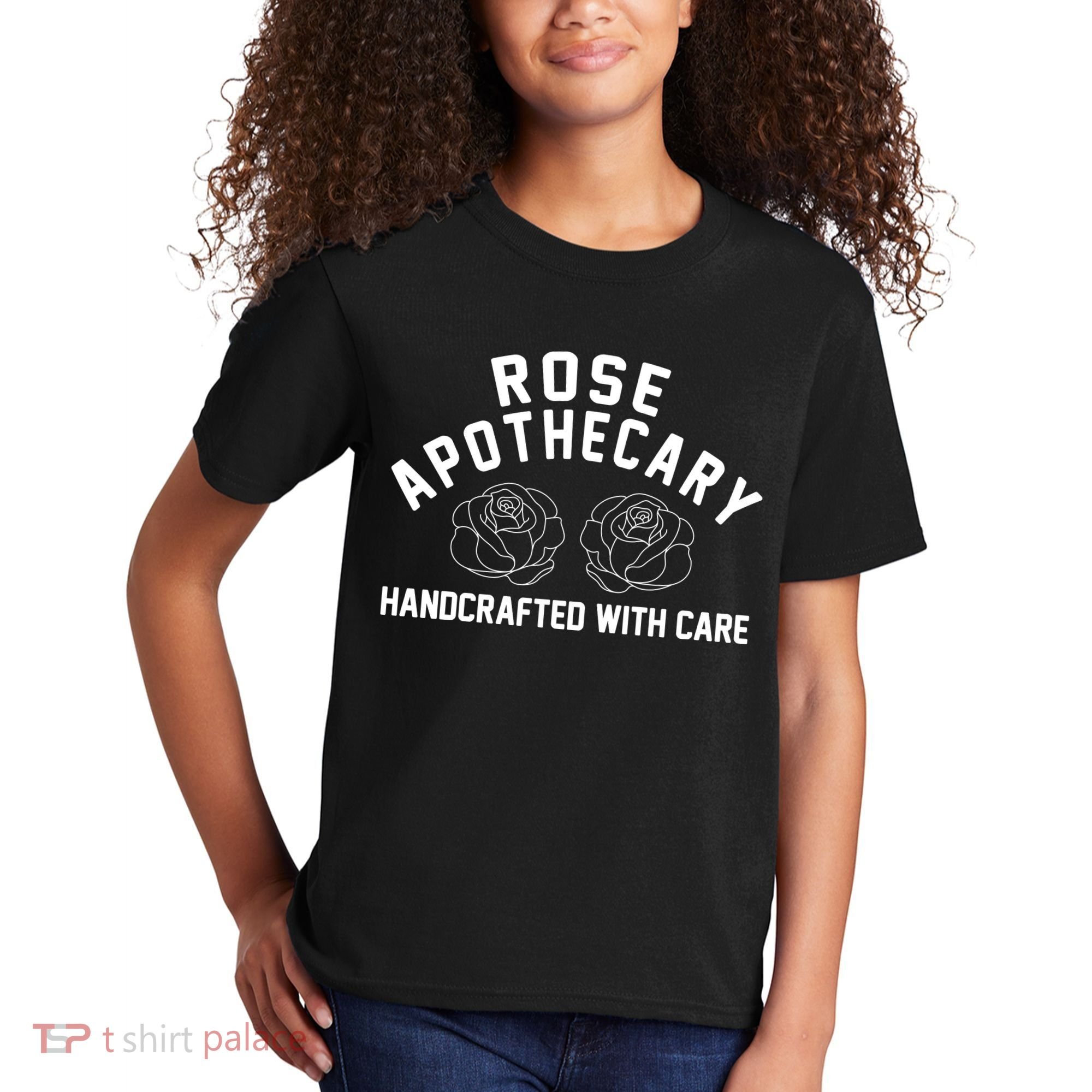 Rose Apothecary Handcrafted With Care Kids T-Shirt