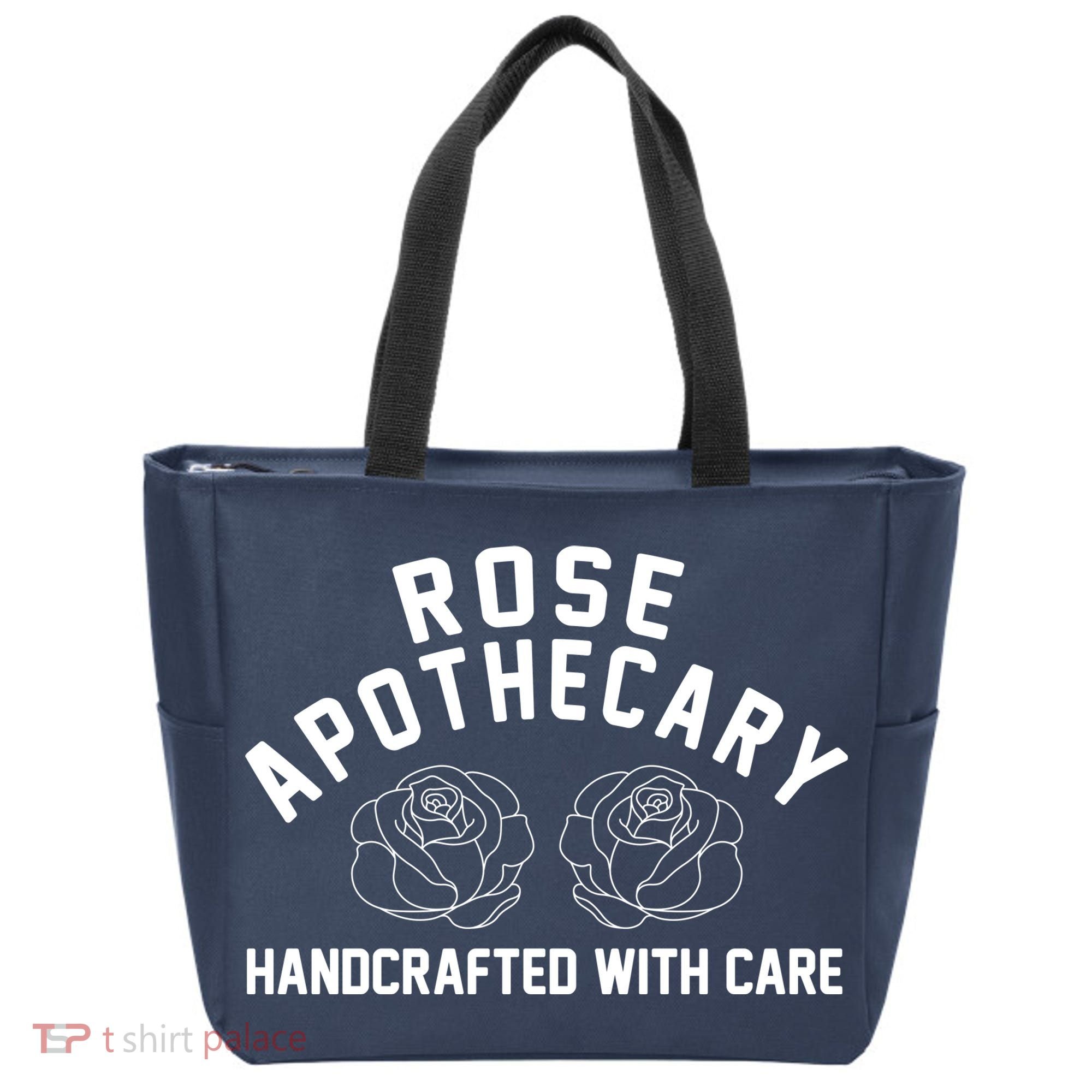 Rose Apothecary Handcrafted With Care Tote Bag