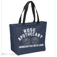 Rose Apothecary Handcrafted With Care Tote Bag thumb 2