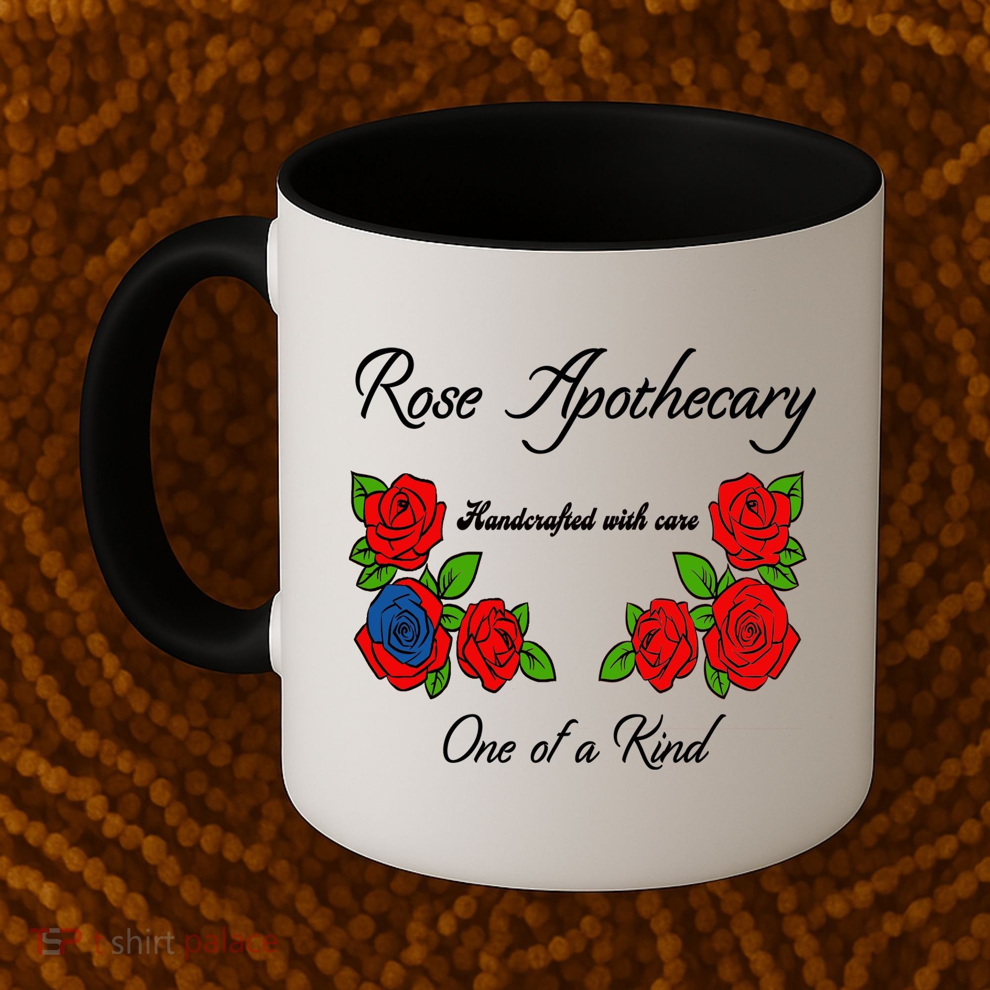 Rose Apothecary Handcrafted With Care One Of A Kind Coffee Mug