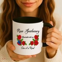 Rose Apothecary Handcrafted With Care One Of A Kind Coffee Mug thumb 3