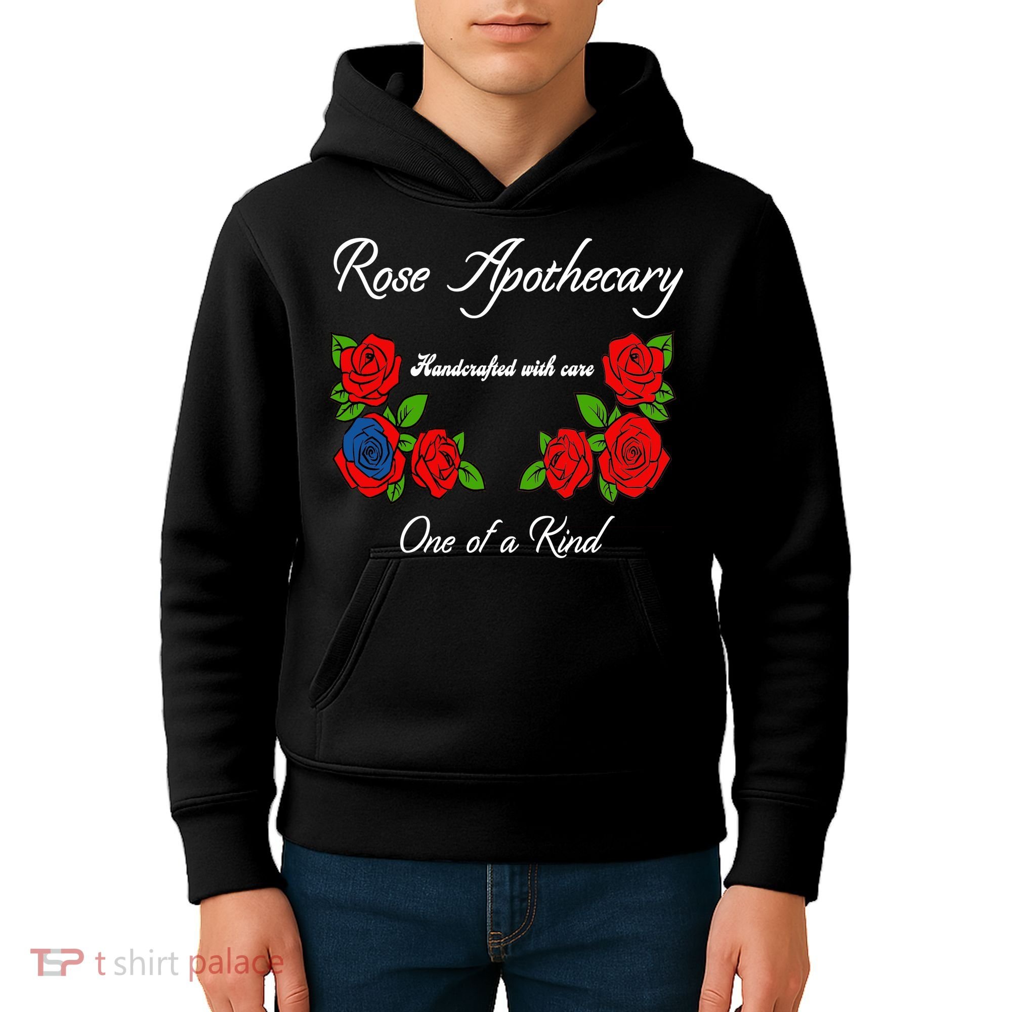 Rose Apothecary Handcrafted With Care One Of A Kind Kids Hoodie