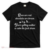 Rose Are Red Chocolates Are Brown T-Shirt thumb 0