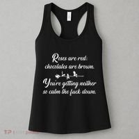 Rose Are Red Chocolates Are Brown Women's Tank Top thumb 3