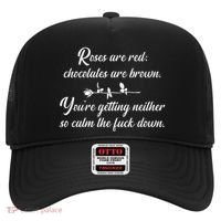 Rose Are Red Chocolates Are Brown Hat thumb 0