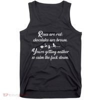 Rose Are Red Chocolates Are Brown Tank Top thumb 0
