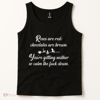 Rose Are Red Chocolates Are Brown Tank Top thumb 2