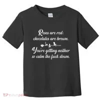 Rose Are Red Chocolates Are Brown Toddler T-Shirt thumb 0