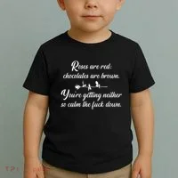 Rose Are Red Chocolates Are Brown Toddler T-Shirt thumb 2