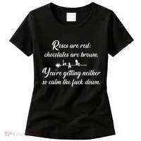 Rose Are Red Chocolates Are Brown Women's T-Shirt thumb 0