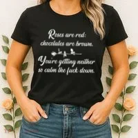 Rose Are Red Chocolates Are Brown Women's T-Shirt thumb 2