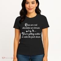 Rose Are Red Chocolates Are Brown Women's T-Shirt thumb 4