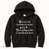 Rose Are Red Chocolates Are Brown Kids Hoodie thumb 0