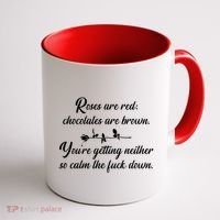 Rose Are Red Chocolates Are Brown Coffee Mug thumb 1