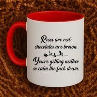 Rose Are Red Chocolates Are Brown Coffee Mug thumb 2