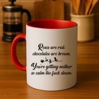 Rose Are Red Chocolates Are Brown Coffee Mug thumb 4