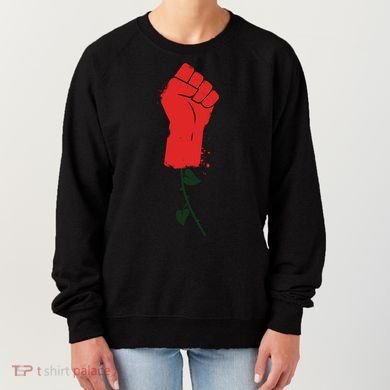 Rose Fist Women's Rights Women's Sweatshirt