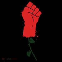 Rose Fist Women's Rights Tote Bag thumb 4